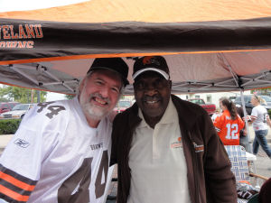 Leroy Kelly and me in Miamisburg Ohio - September 18, 2011