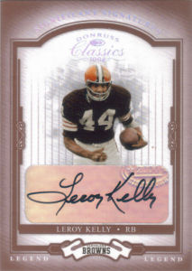 2004 Leroy Kelly Donruss Classics Legend Significant Signatures RED #127 football card
