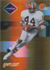 2005 Leroy Kelly Donruss Leaf Limited Bronze Spotlight #130 football card - Serial no. 078/100