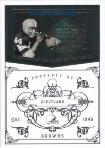 2010 Leroy Kelly Panini Playoff National Treasures #163 football card - Serial no. 07/99