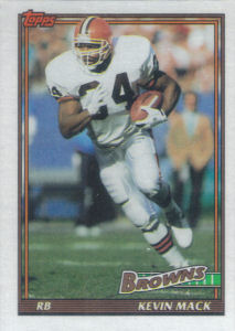 Kevin Mack 1991 Topps #607 football card