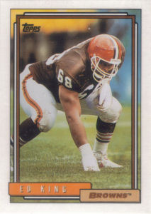 Ed King 1992 Topps #248 football card