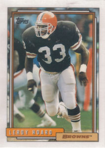 Leroy Hoard 1992 Topps #11 football card