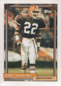 Vince Newsome 1992 Topps #470 football card