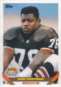 Dan Footman 1993 Topps #449 football card