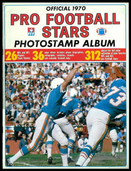 1969 Glendale Football Stamp Album