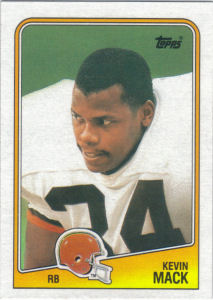 Kevin Mack 1988 football card