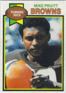 Mike Pruitt 1979 football card