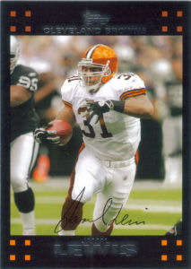 Jamal Lewis 2007 football card
