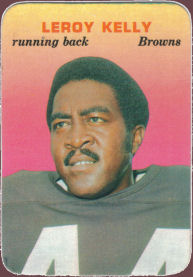 1970 Leroy Kelly Super Glossy football card