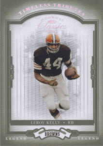 2004 Leroy Kelly Donruss Classics Legend Timeless Tributes Green #127 football card - Serial no. 43/50 2004 Leroy Kelly Donruss Classics Legend Timeless Tributes Green #127 football card - Serial no. 43/50
