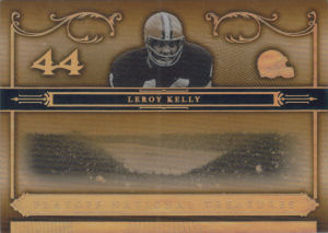 2006 Leroy Kelly Playoff National Treasures GOLD #24 football card - Serial no. 14/25