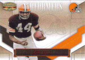 2008 Leroy Kelly Donruss Gridiron Gear Performers RED #P-29 football card 2008 Leroy Kelly Donruss Gridiron Gear Performers RED #P-29 football card