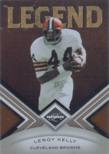 2010 Leroy Kelly Panini Legend Limited #138 football card - Serial no. 225/499