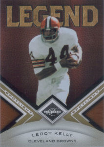2010 Leroy Kelly Panini Limited Gold Spotlight #138 football card - Serial no. 11/25 2010 Leroy Kelly Panini Limited Gold Spotlight #138 football card - Serial no. 11/25