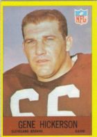 Right Guard Gene Hickerson 1967 football card